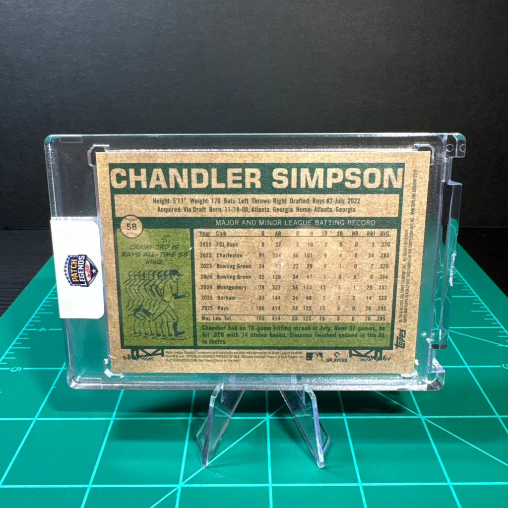 Chandler Simpson 1/1 Card