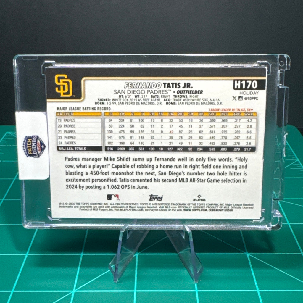 Fernando Tatis Jr 1/1 Card