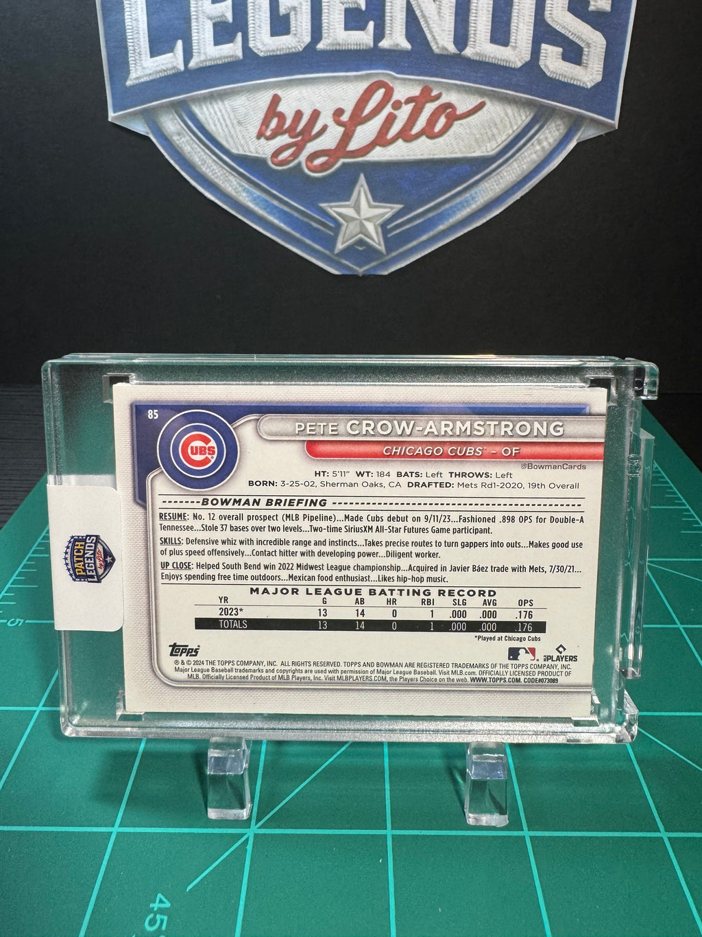 Pete Crow-Armstrong 1/1 Card